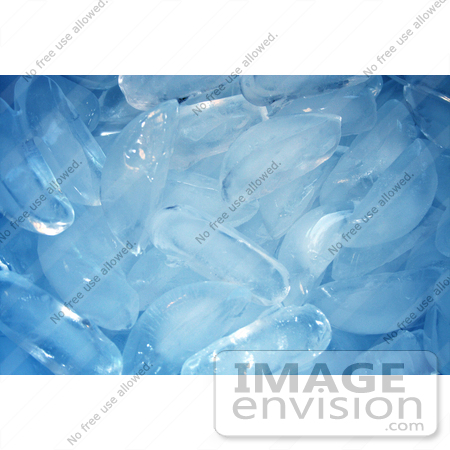 #125 Stock Image of Blue Ice Cubes by Jamie Voetsch