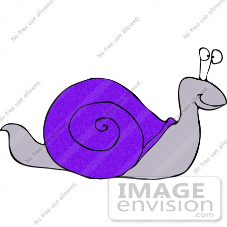 #12520 Snail Clipart by DJArt