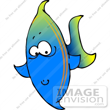 #12530 Fishy Face Clipart by DJArt