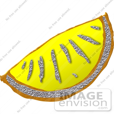 #12592 Lemon Slice Clipart by DJArt