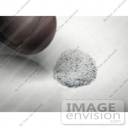 #130 Stock Photograph of a Person Leaving a Finger Print by Jamie Voetsch