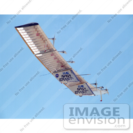 #1303 Stock Photo of Pathfinder Aircraft in Flight by JVPD