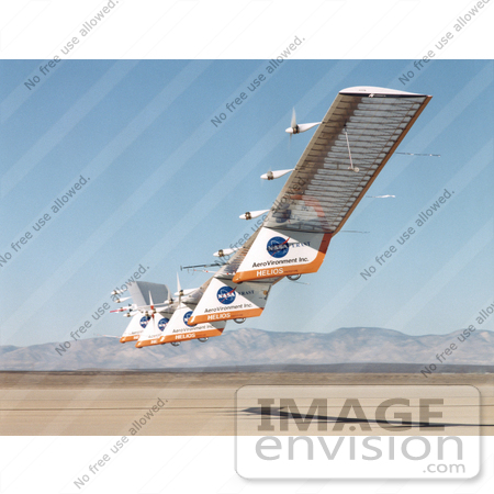 #1309 Stock Photo of Helios Prototype on Lakebed by JVPD