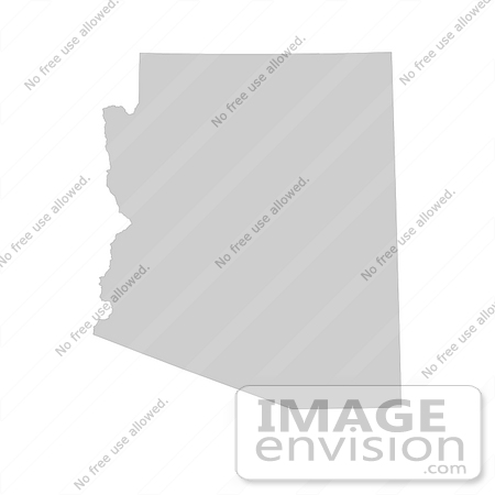 #13166 Picture of a Map of Arizona of the United States of America by JVPD