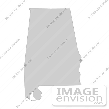 #13169 Picture of a Map of Alabama of the United States of America by JVPD
