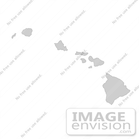 #13176 Picture of a Map of Hawaii of the United States of America by JVPD