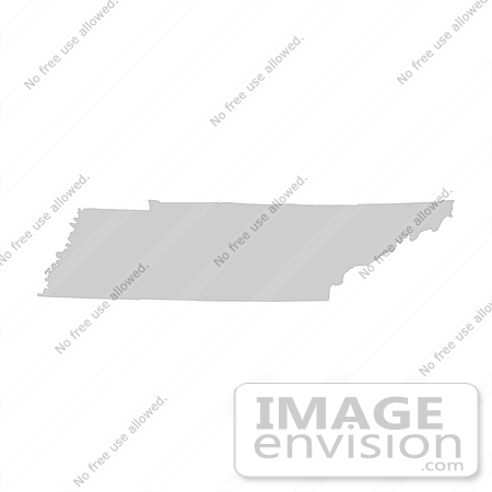 #13185 Picture of a Map of Tennessee of the United States of America by JVPD