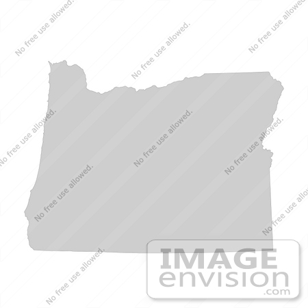 #13189 Picture of a Map of Oregon of the United States of America by JVPD