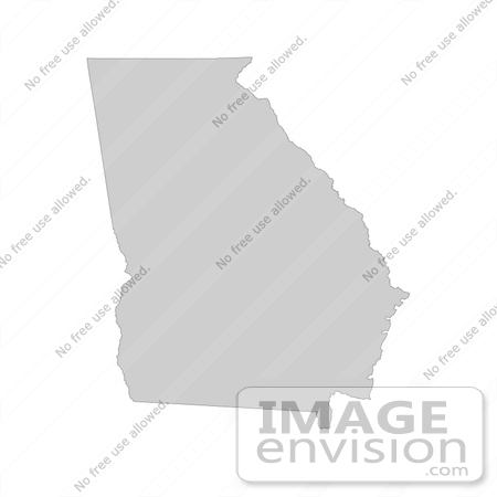 #13190 Picture of a Map of Georgia of the United States of America by JVPD