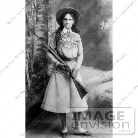 #13470 Picture of Annie Oakley (Phoebe Ann Mosey) by JVPD