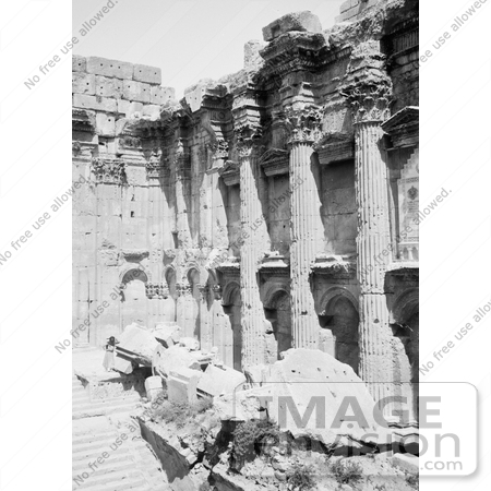 #13485 Picture of the Temple of Bacchus, Lebanon by JVPD