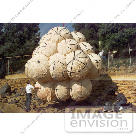 #1350 Stock Photo of Pathfinder Air Bags During Testing by JVPD