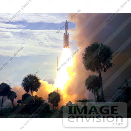 #1351 Stock Photo of the Viking 1 Launch, August 29th 1975 by JVPD