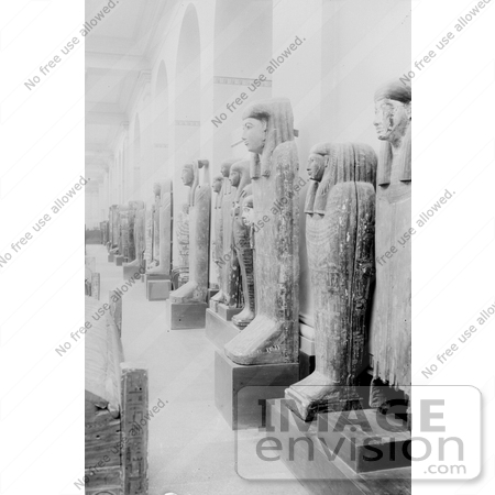 #13581 Picture of Mummy Sarcophagi in a Museum by JVPD
