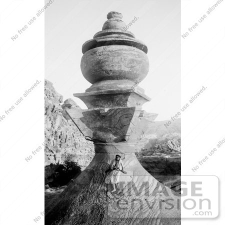 #13618 Picture of The Urn at the top of The Deir, Petra, Jordan by JVPD