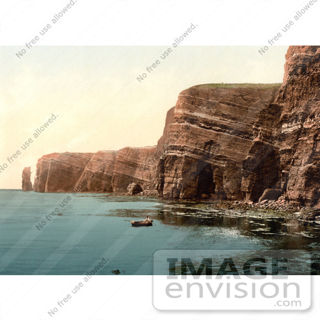 #13633 Picture of the West Coast of Helgoland, Germany by JVPD