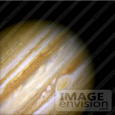 #1365 Stock Photo of An Ancient Storm in the Jovian Atmosphere by JVPD