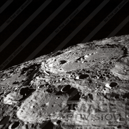 #1382 Photo of the Terraced Wall Crater on the Surface of the Moon by JVPD