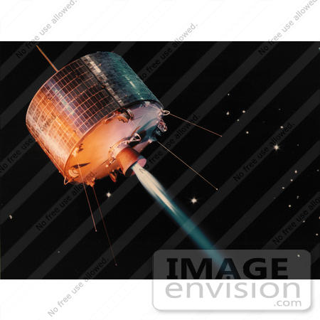 #1415 Photo of Syncom, the First Geosynchronous Satellite by JVPD