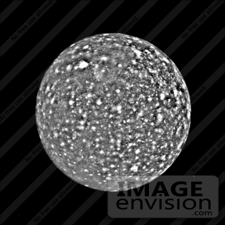 #1420 Photo of a Voyager 1 View of Callisto by JVPD