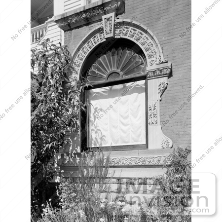 #14238 Picture of the Window at the Jeremiah Nunan or Catalogue House, Jacksonville, Oregon by JVPD