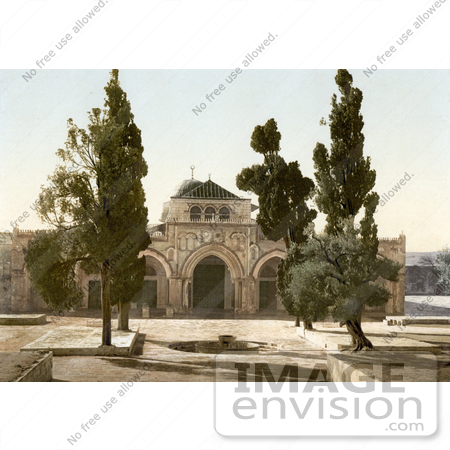 #14397 Picture of the Mosque of El-Aksa, Jerusalem by JVPD