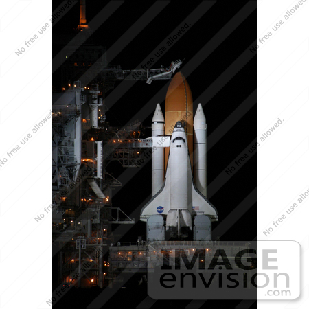 #1480 Photo of the Space Shuttle Discovery Launch Pad 39B by JVPD