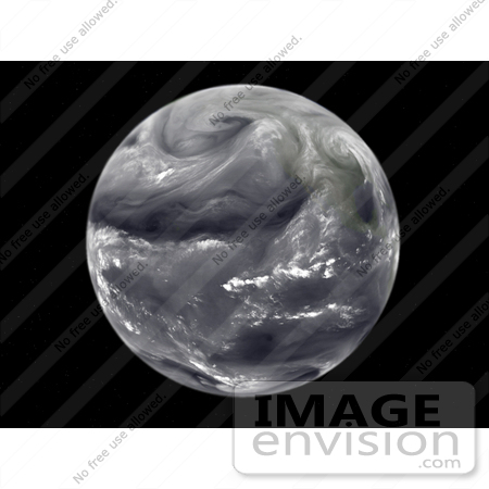 #15086 Picture of a Full Disk View of Water Vapor on the Earth by JVPD
