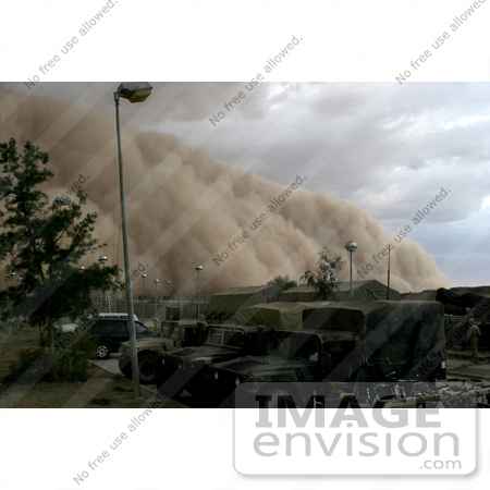#15089 Picture of a Sandstorm, Al Asad, Iraq by JVPD