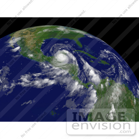#15357 Picture of Hurricane Dean East-Southeast of Campeche, Mexico by JVPD