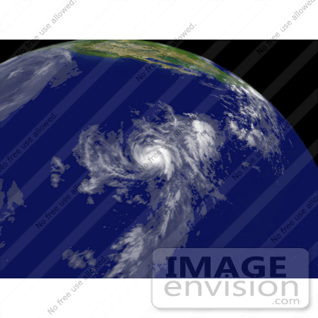 #15415 Stock Photo of Tropical Storm Cosme Near Hilo by JVPD