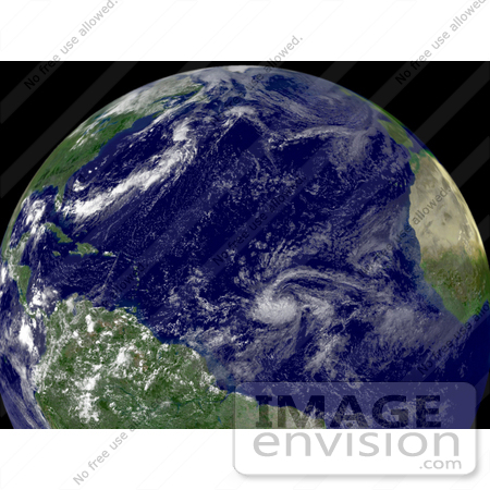 #15416 Stock Photo of Tropical Storm Dean Forming by JVPD