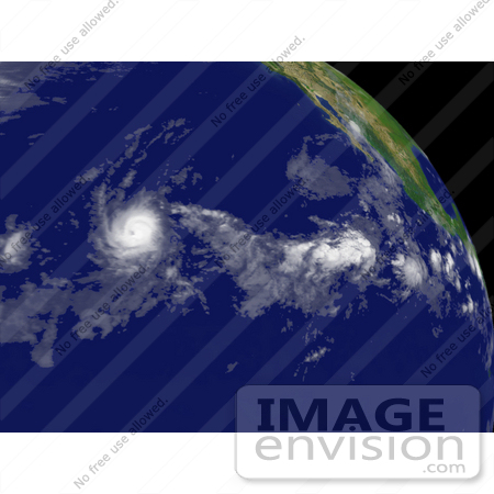 #15419 Stock Photo of Tropical Storm Flossie by JVPD