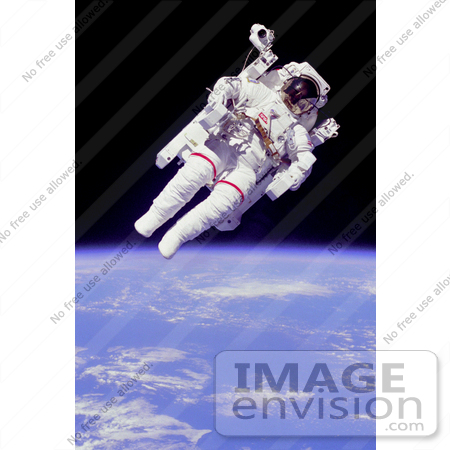 #15434 Picture of Bruce McCandless II in Outer Space by JVPD