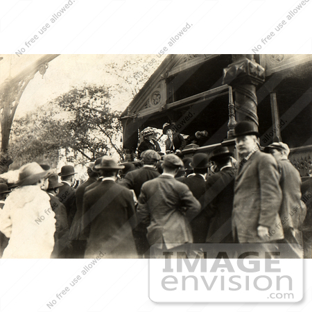 #1604 Photograph of Breaking in Suffrage Speakers by JVPD