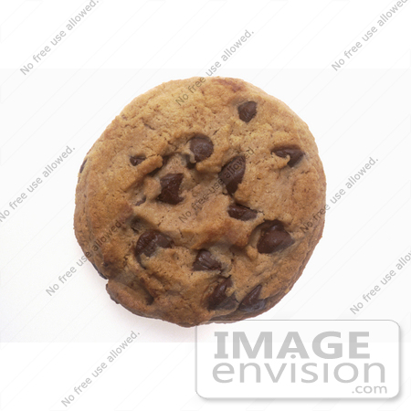 #16983 Picture of One Whole Chocolate Chip Cookie With Lots of Chocolate by JVPD