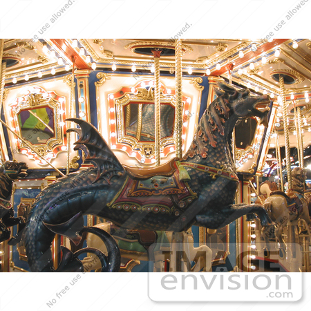 #171 Photograph of a Serpent on a Carousel by Jamie Voetsch