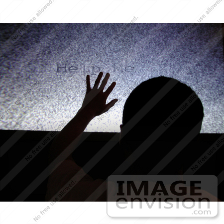 #173 Photo of a Man Touching a TV by Jamie Voetsch