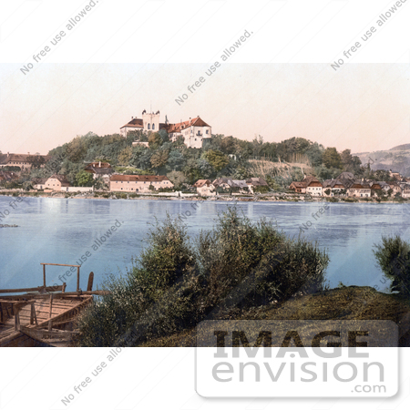 #17530 Photo of the Castle on the Hill by the Waterfront in Ottensheim, Upper Austria by JVPD