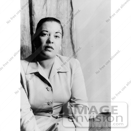#17615 Picture of Blues Singer Lady Day, Billie Holiday by JVPD