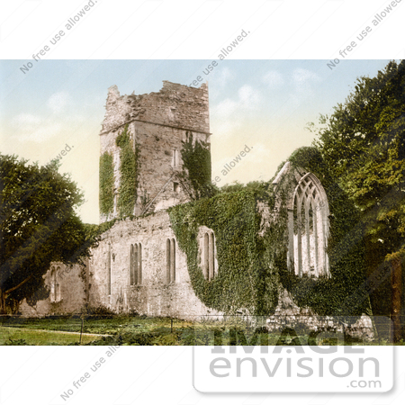 #17797 Photo of the Ruins of Muckross Abbey in Killarney, County Kerry, Ireland by JVPD