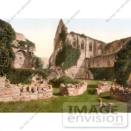 #17802 Photo of the Ruins of Tintern Abbey in Tintern, England by JVPD
