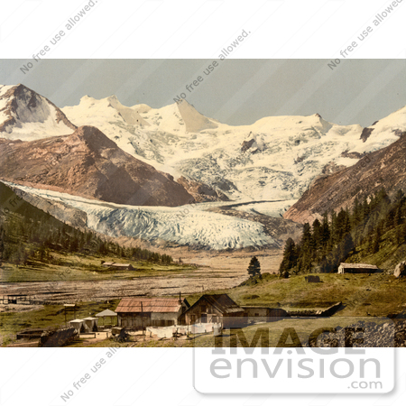 #17956 Picture of Tschierva Glacier and Piz Roseg, Switzerland by JVPD