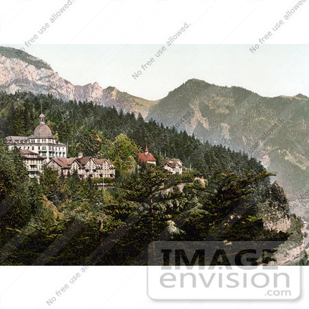 #18022 Picture of Hotel Sonnenberg in the Village of Seelisberg, Uri, Switzerland by JVPD