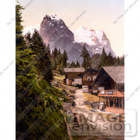 #18150 Photo of the Sawmill in Rosenlaui, Bernese Oberland, Switzerland by JVPD