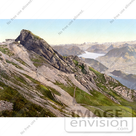 #18152 Photo of Pilatus Mountain, Looking Towards Glarnisch, Glarus Alps, Switzerland by JVPD