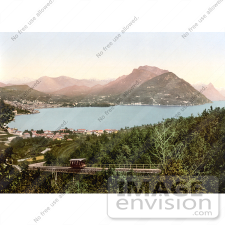 #18199 Photo of the Village of Porlezza on Lake Lugano, Tessin, Switzerland by JVPD