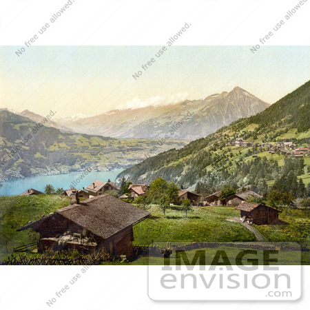 #18246 Photo of the Village of Saint Beatenberg, Interlaken, Berne, Bernese Oberland, Switzerland by JVPD