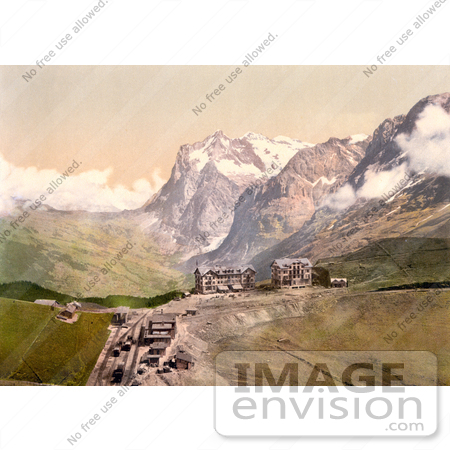 #18257 Photo of Scheidegg and Mount Wetterhorn, Bernese Oberland, Switzerland by JVPD