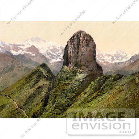 #18271 Photo of Gummihorn and Jungfrau Mountains, Schynige Platte, Bernese Oberland, Switzerland by JVPD